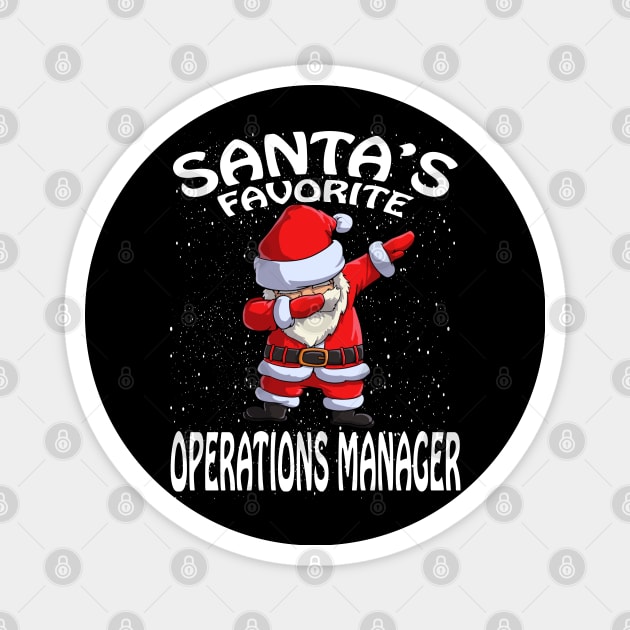 Santas Favorite Operations Manager Christmas Magnet by intelus